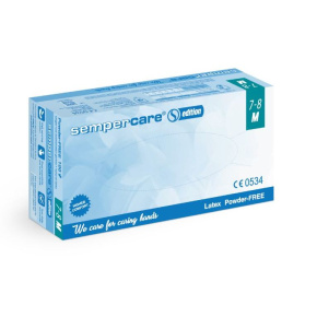 SemperCare Latex bez púdru M (100ks)